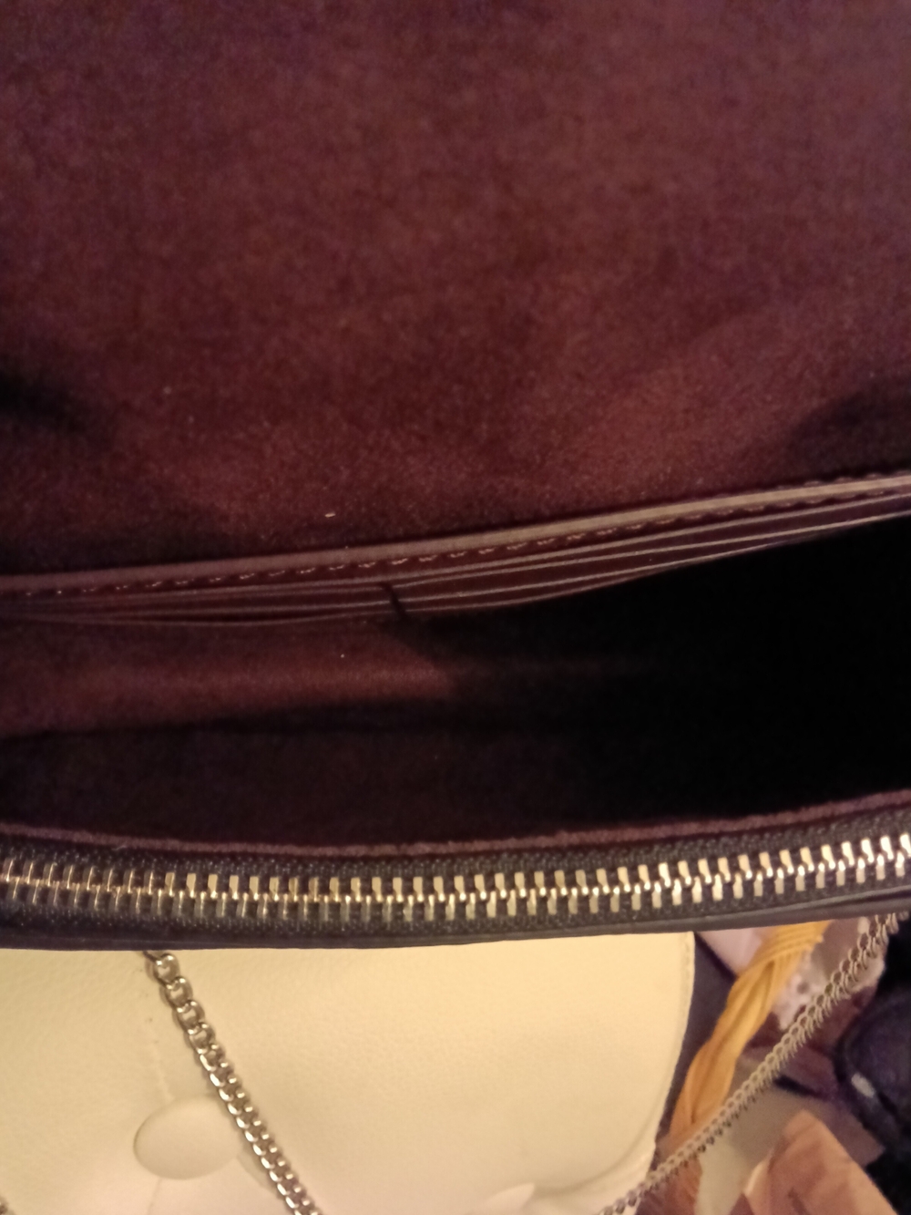 Coach Georgie Leather Crossbody Bag w/  Multicolor Stitching NWOT - Picture 4 of 7